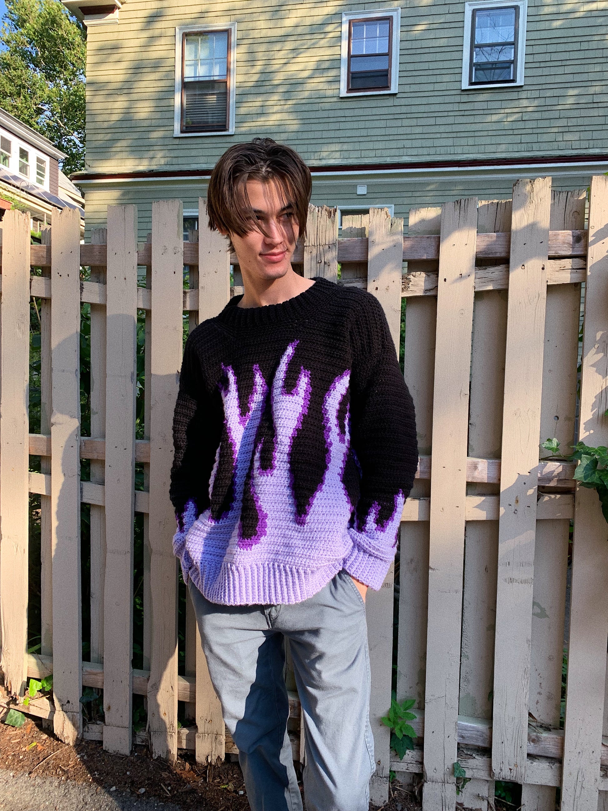 On fire Sweater