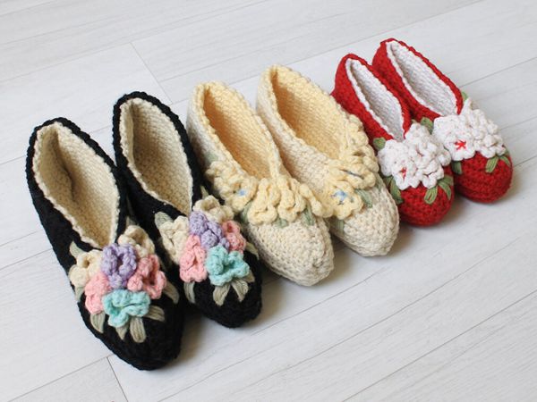 Vintage Floral Slippers