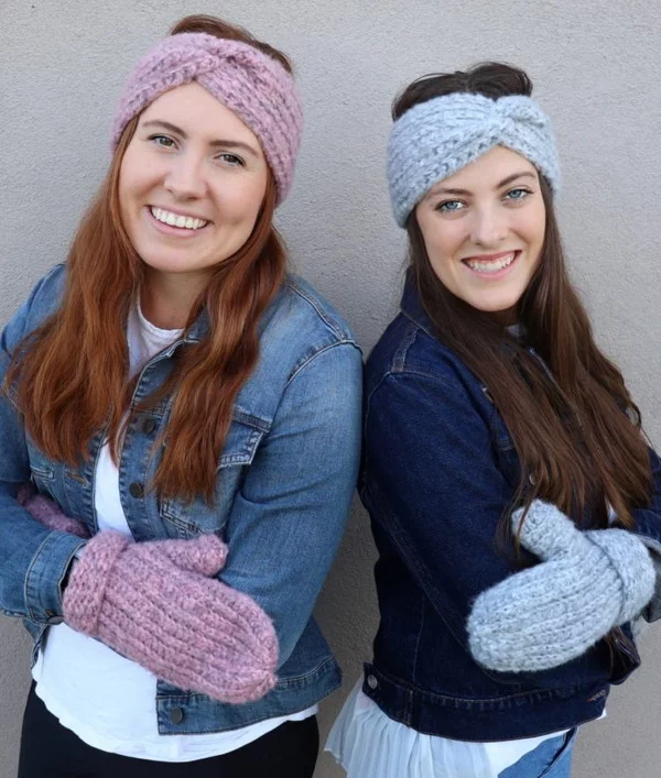 Paton Norse Mittens and Headband