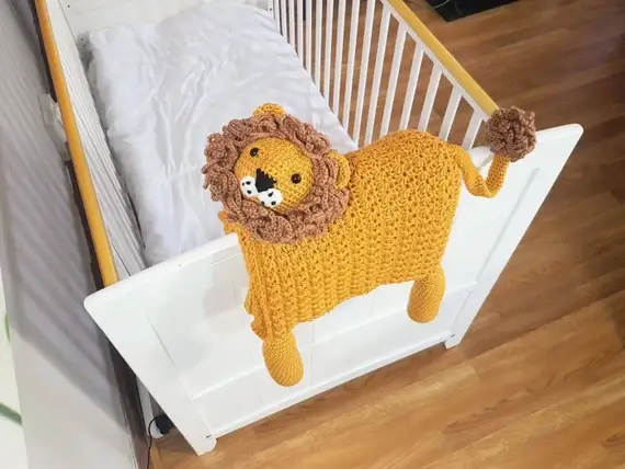 Safari Lion Folding Baby Blanket