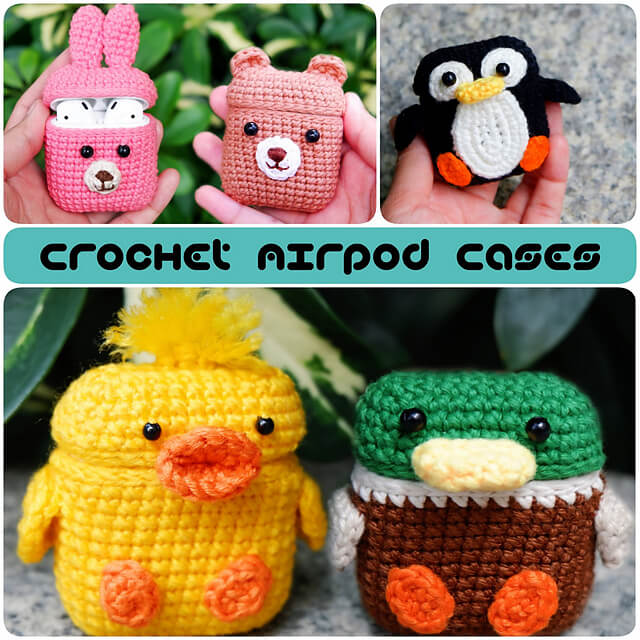 Free Crochet AirPods case pattern