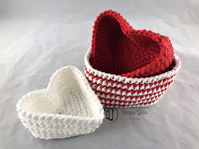 Heart Nesting Baskets