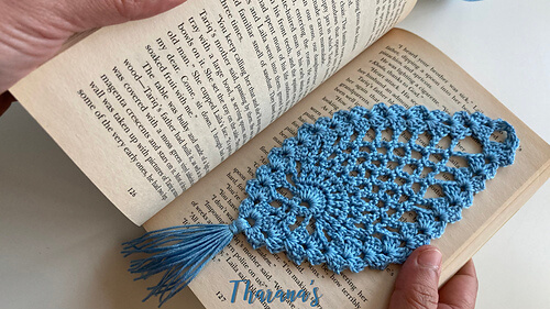 Lace Pineapple Bookmark