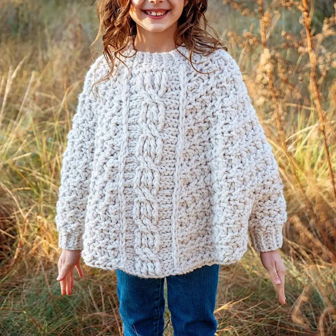 Starlette Cable Poncho