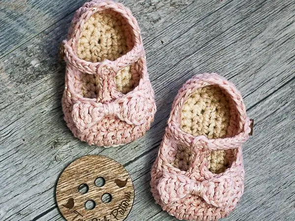 Tali T-strap Baby Booties