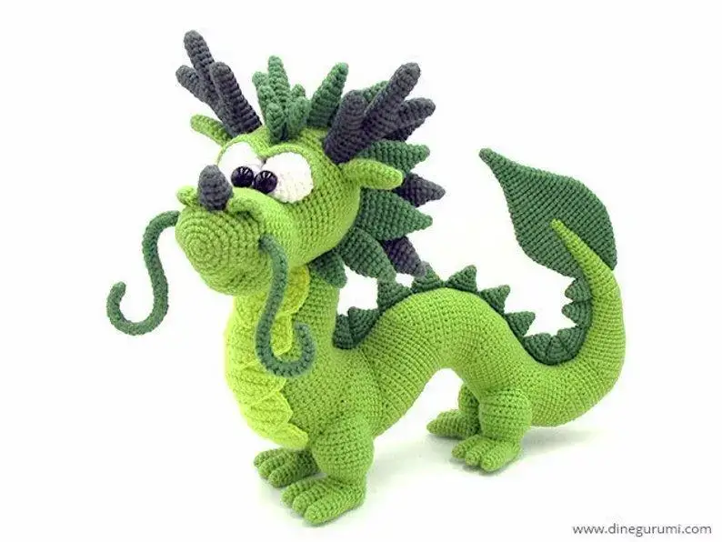 Chinese dragon crochet pattern free