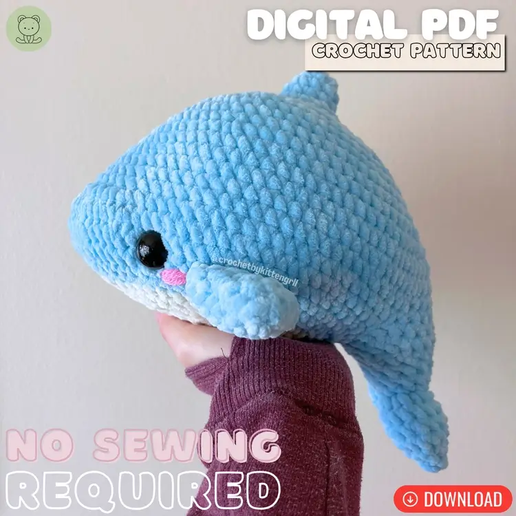 Crochet dolphin pattern free