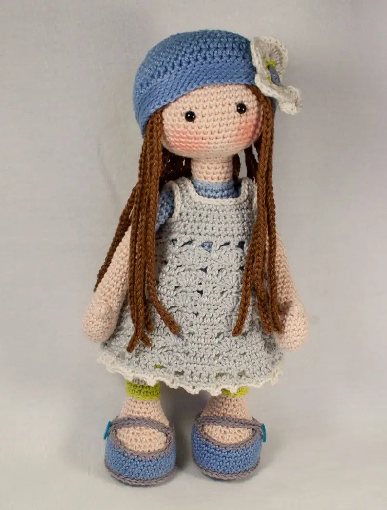 Crochet pattern for doll LILLY