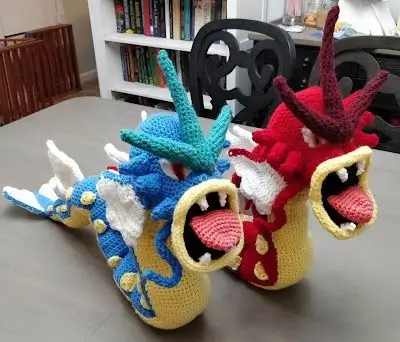 Gyarados crochet pattern free