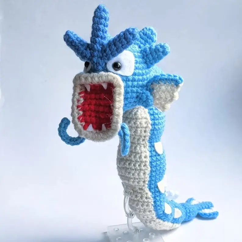 Gyarados crochet pattern