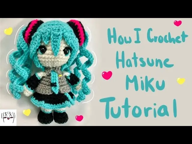 Hatsune miku crochet pattern free