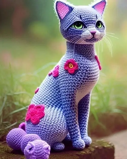 Realistic cat crochet pattern free