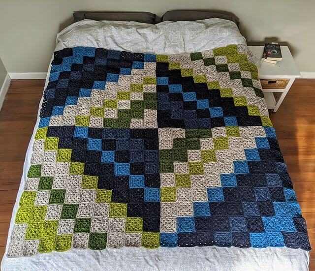 Topographic Baby Blanket