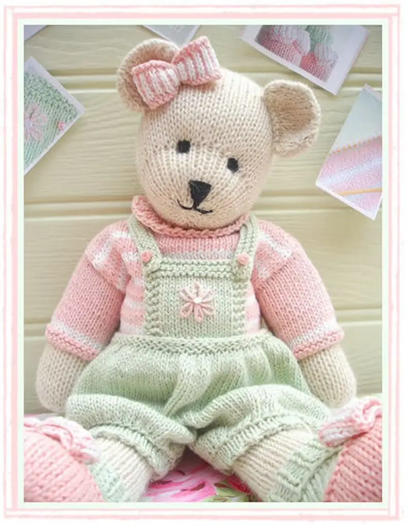 Toy Teddy Bear Knitting Pattern