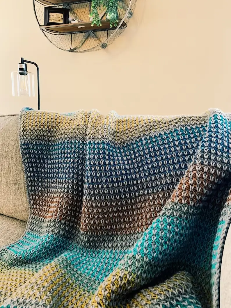Tunisian Crochet Throw Pattern