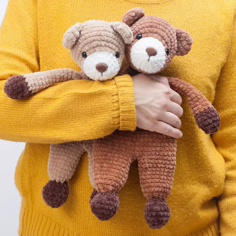 Bear snuggler crochet pattern