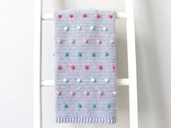 Colorful Polka Dots Baby Blanket