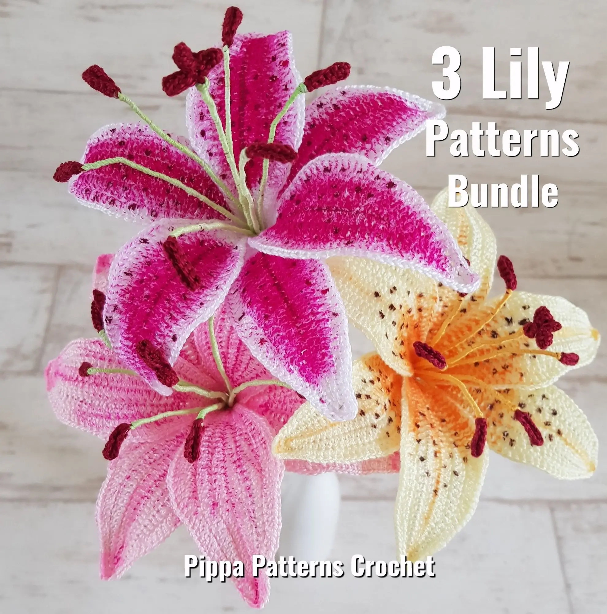 Crochet lily pattern free