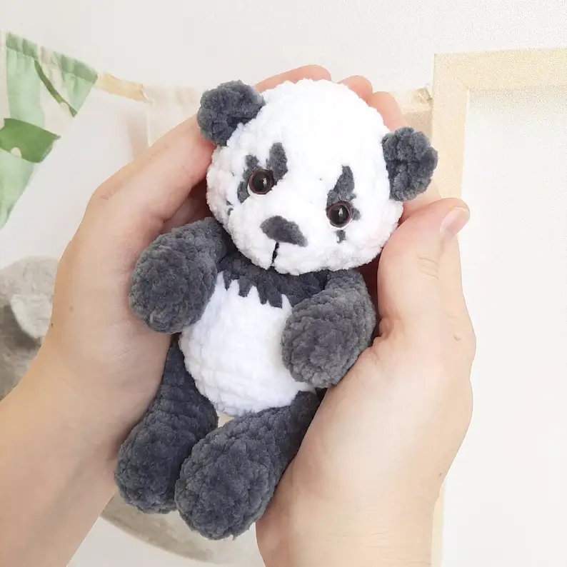 Crochet pattern Panda Amigurumi tutorial PDF