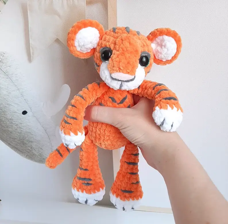 Crochet PATTERN tiger