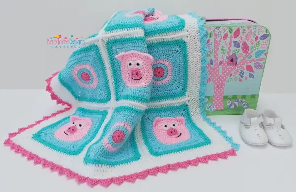 Crochet Piggy Blanket Pattern