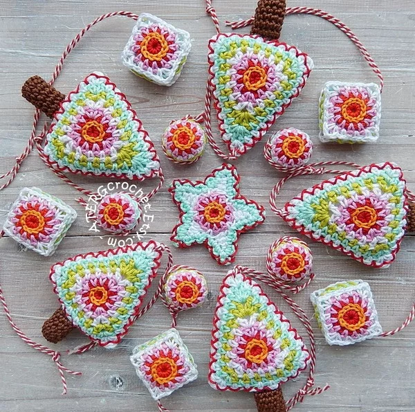 Crochet Christmas Set