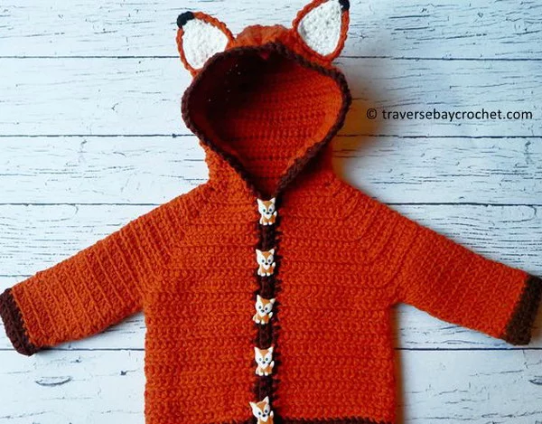 Fox Baby Cardigan