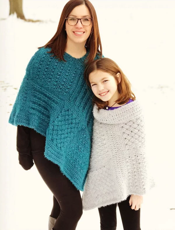 Square Sampler Poncho