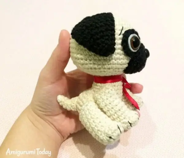 Baby Pug Dog Amigurumi