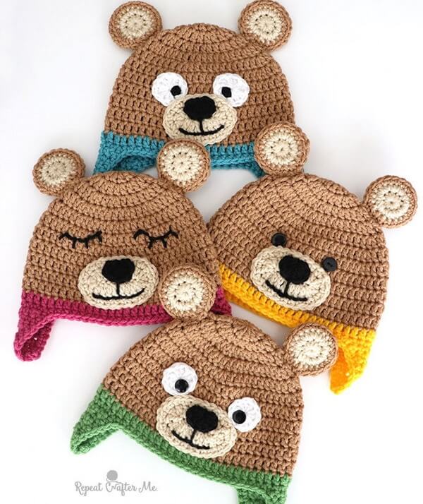 Bernat Bear Hat