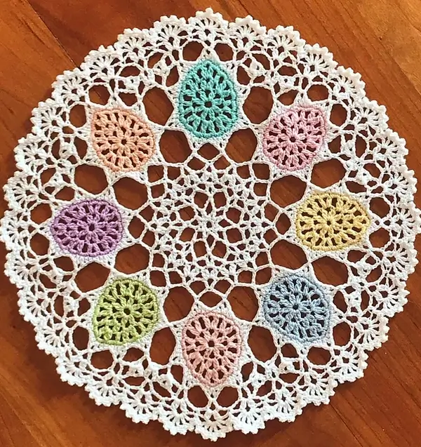 Easter Egg Doily