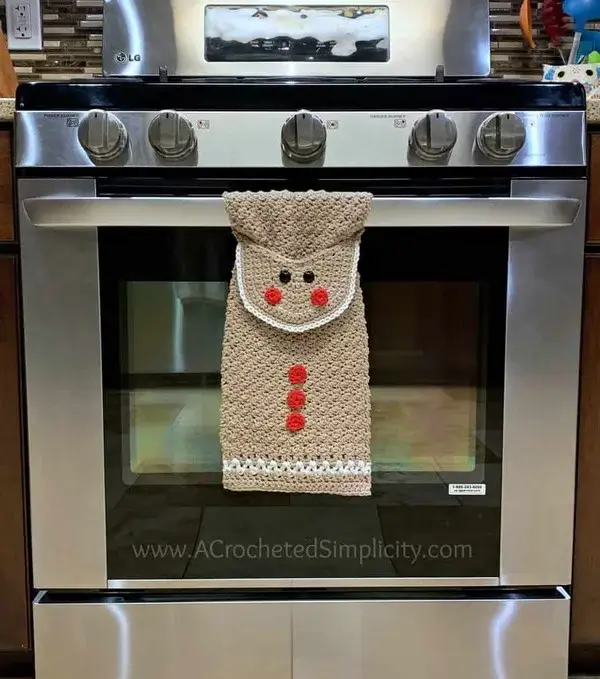 Gingerbread Man Kitchen Towel