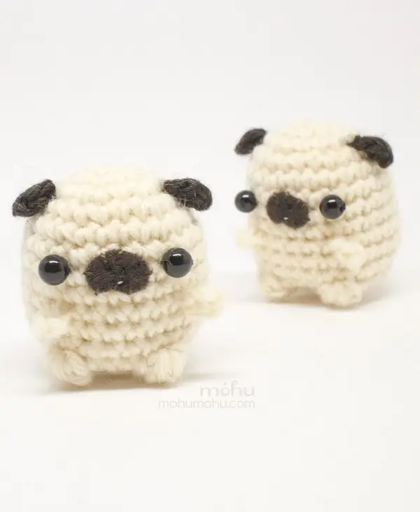 Mini Pug Amigurumi