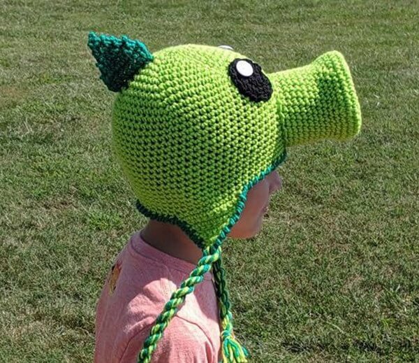 Pea Shooter Crochet Hat