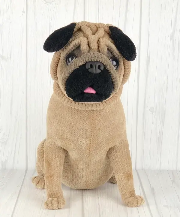 Pug Dog Crochet Pattern