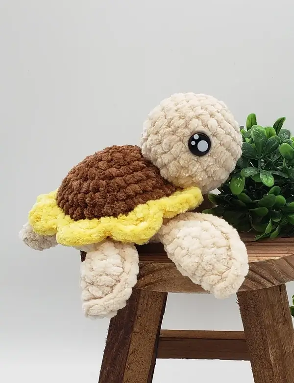 Sunflower Turtle Amigurumi