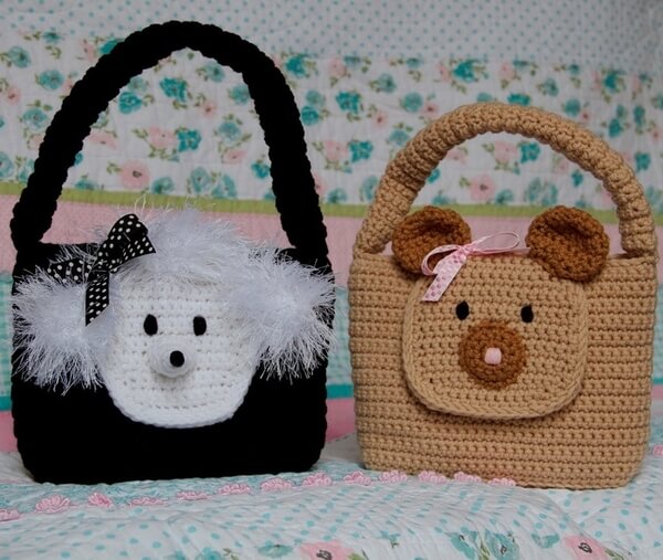 Animal Flap Purses