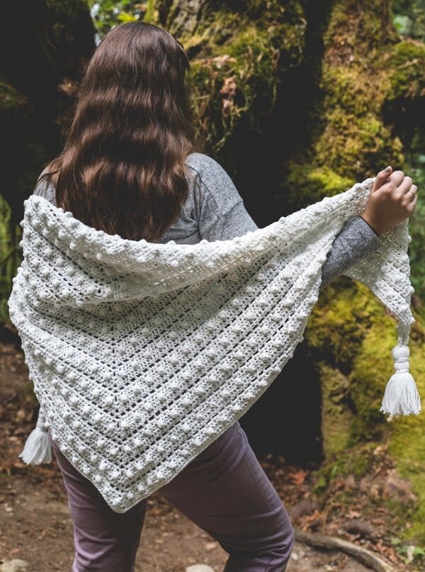 Bobble Stitch Shawl