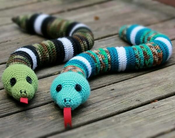 Crochet Boa Snake