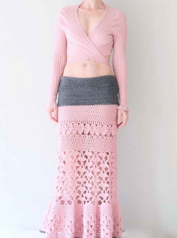 Crochet Maxi Long Skirt Pattern