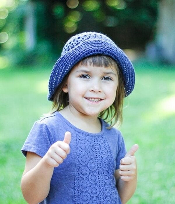 Floppy Eyelets Sun Hat