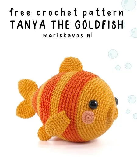 Free Crochet Pattern Tanja The Goldfish