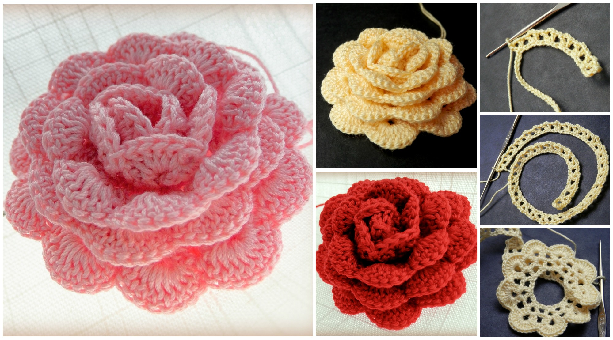 Free Printable Crochet Rose Pattern