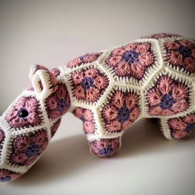 Happypotamus The Happy African Flower Crochet Pattern