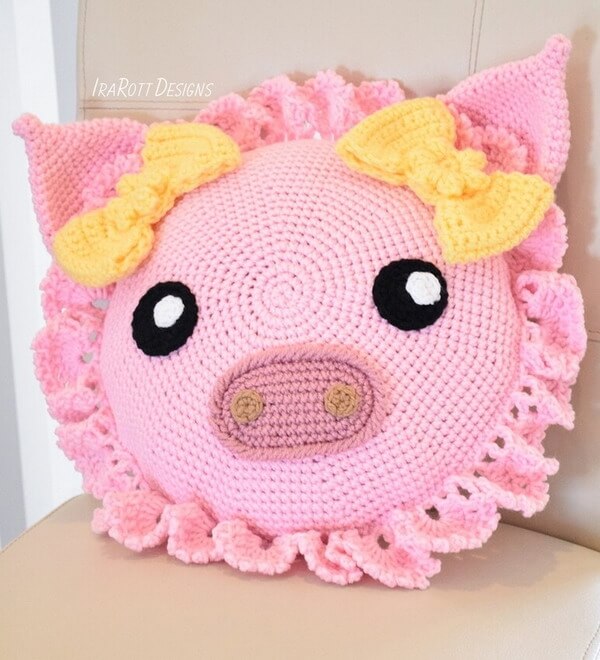 Pinky The Piggy Pillow