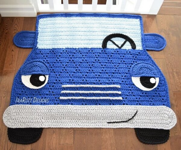 The Hybrid Car Rug