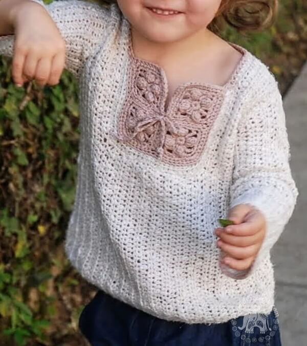 Wild Child Crochet Jumper