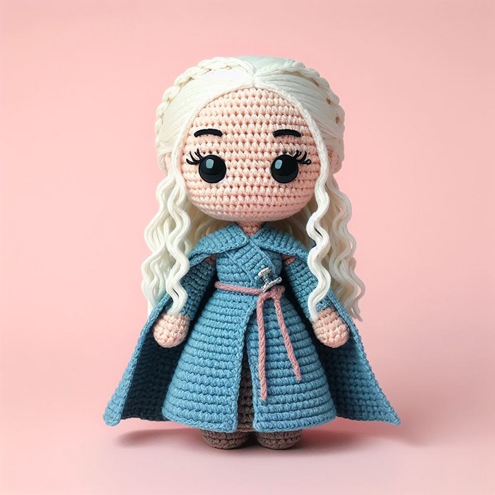 Daenerys Targaryen Crochet Amigurumi Idea