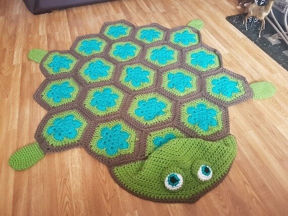 2 in 1 Sea Turtle Tortoise Hooded Blanket