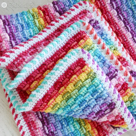 Basket Of Rainbows Blanket